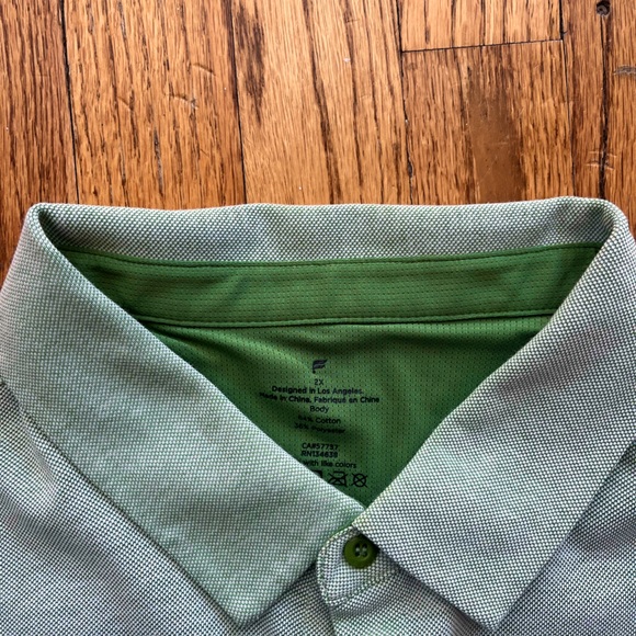 Fabletics // Button Up // Green // Like New - Picture 4 of 5